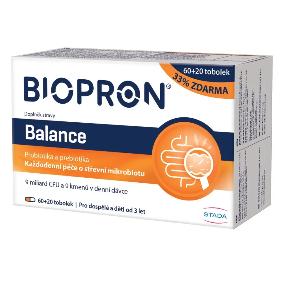 4661-biopron balance probiotika a prebiotika tbl.60+20 4661-biopron balance probiotika a prebiotika tbl.60+20